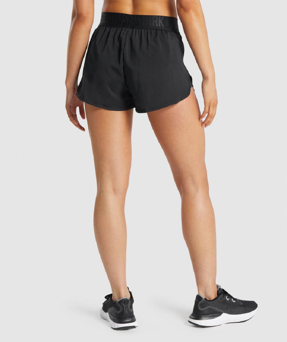 Pantalones Cortos Gymshark Entrenamiento Loose Fit Mujer Negras | CO 2724VRW